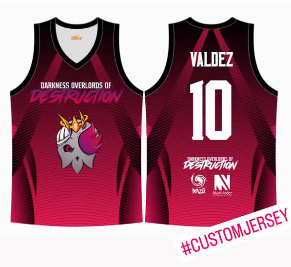 Mark Valdez Designs X Ikazu.arts Darkness Overlords of Destruction Volleyball TankTop